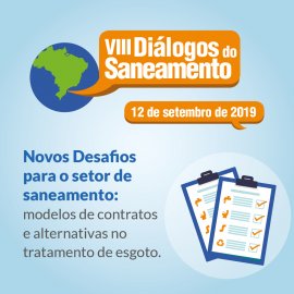 VIII DIÁLOGOS DO SANEAMENTO VIII DIÁLOGOS DO SANEAMENTO