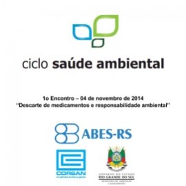 CICLO SAÚDE AMBIENTAL - 1º ENCONTRO – 04 DE NOVEMBRO DE 2014