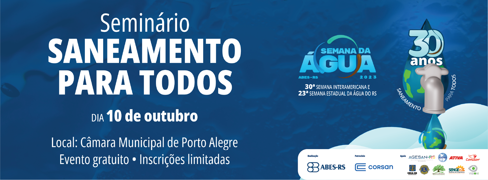 Seminário Saneamento para Todos