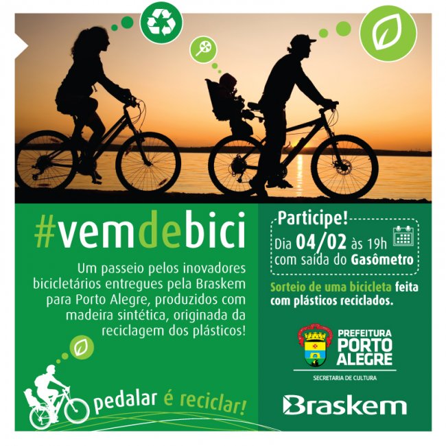 Braskem entrega bicicletários produzidos com plásticos reciclados